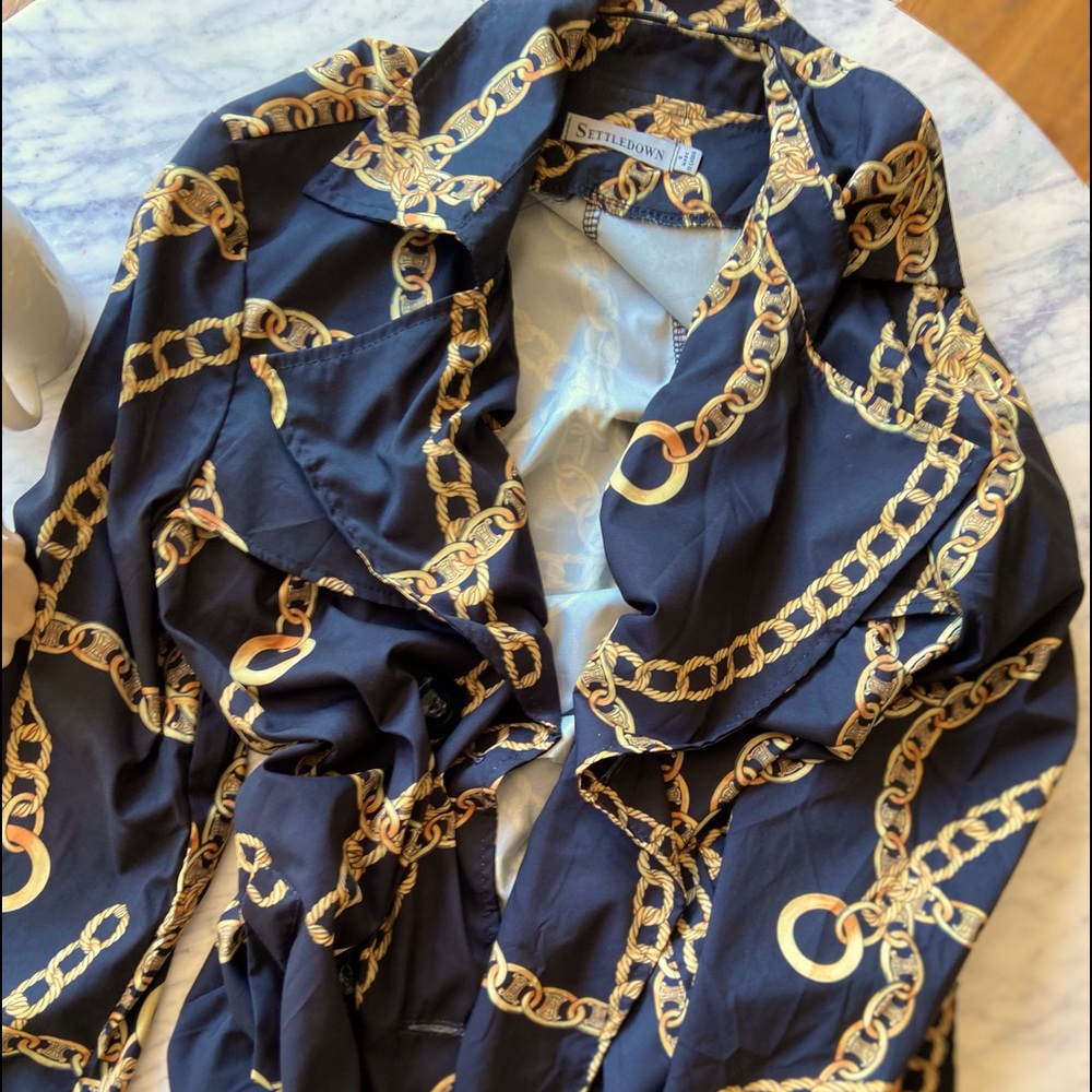 Chain Trench Coat
